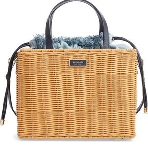 Kate Spade Sam Wicker Medium Satchel Bag